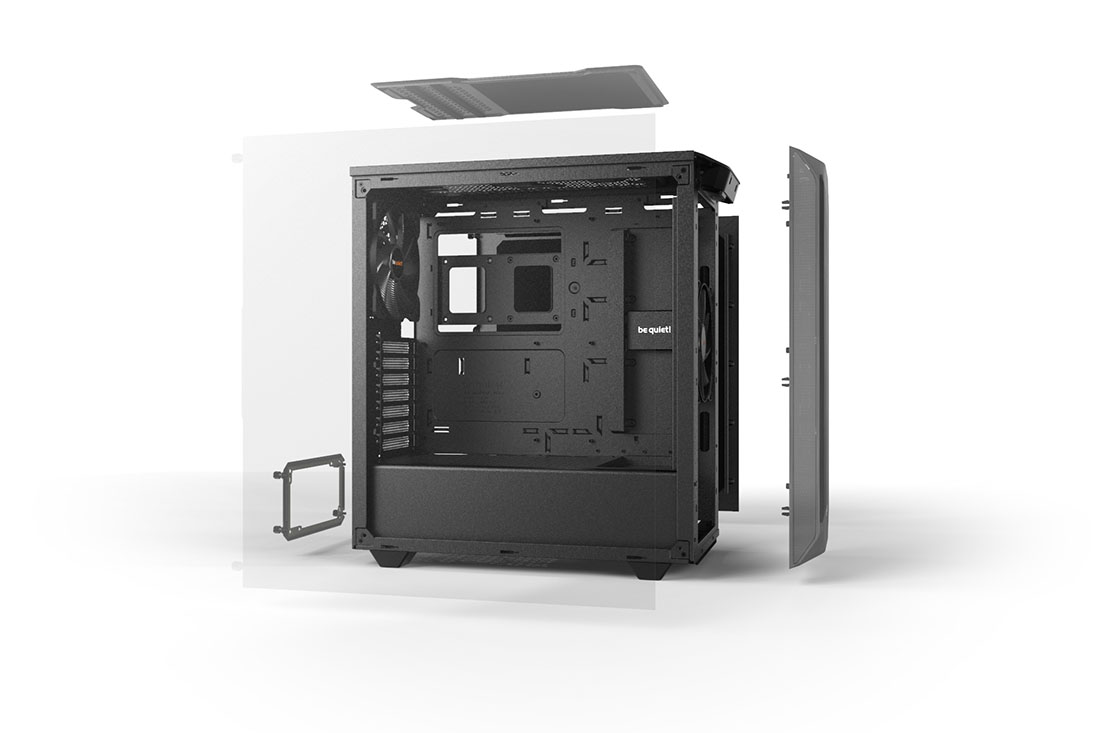 PURE BASE 500 | Black silent essential PC cases from be quiet!